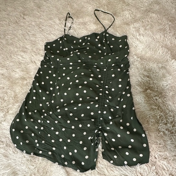Aeropostale Green polka dot dress - Picture 3 of 10